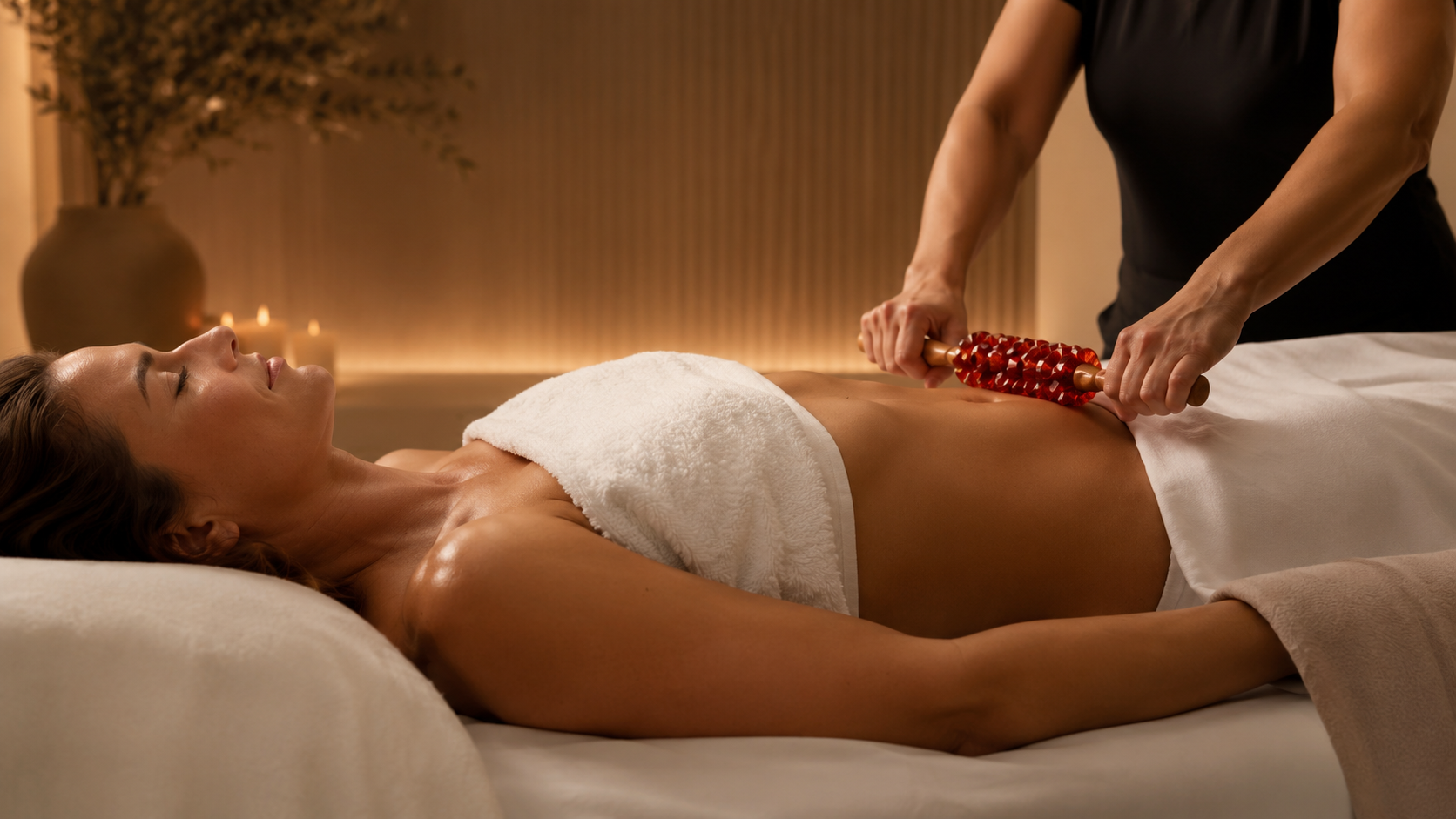 Wood therapy body treatment